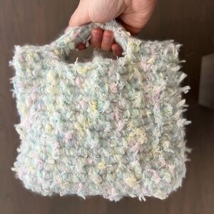 Textured Pastel Handbag
